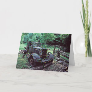 Redhals-kerstkaart Feestdagen Kaart