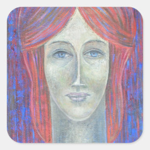 Redhead 2012 vierkante sticker