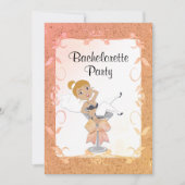 RedHead Bachelorette Party Invitation (Devant)