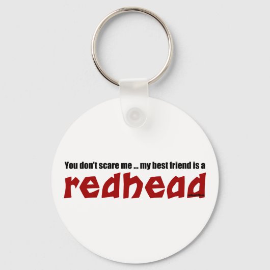 Redhead Best Friend Sleutelhanger (Voorkant)
