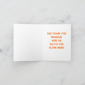 Redhead Boy Pool Party Merci Note Card (Intérieur)