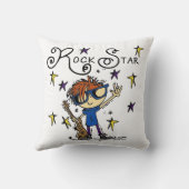Redhead Boy Rock Star Pillow Kussen (Achterkant)