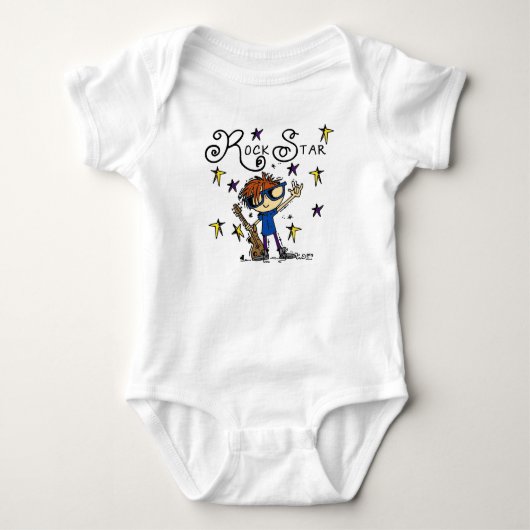 Redhead Boy Rock Star Romper (Voorkant)