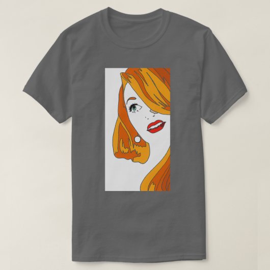 Redhead Cartoon T-shirt (Design voorkant)