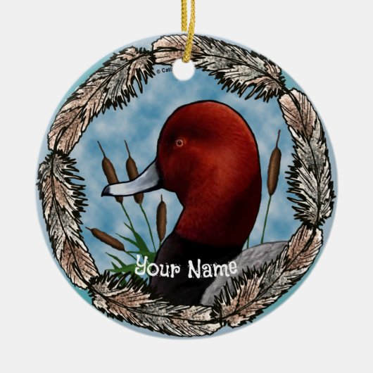 RedHead Duck ornament (Voorkant)
