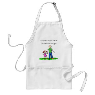 Redhead Family Vader en Daughter Custom Apron Standaard Schort