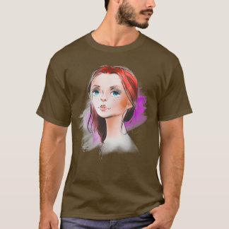 Redhead girl 19 t-shirt
