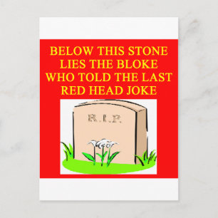 REDHEAD-grap Briefkaart