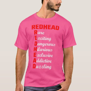 Redhead Hair Quote Funny Humor Gezegde 19 T-shirt