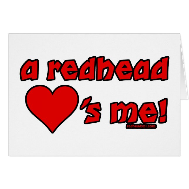Redhead houdt van me (Voorkant Horizontaal)