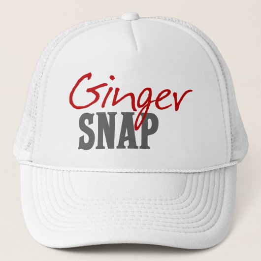 Redhead Humor - Ginger Snap Trucker Pet (Voorkant)
