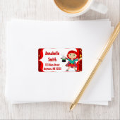 RedHead Magicien Étiquettes de adresse d'anniversa (En situation)