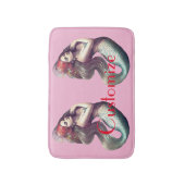 Redhead Mermaid Beauty Thunder_Cove Badmat (Voorkant Verticaal)