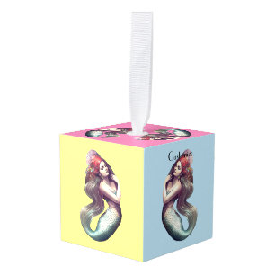Redhead Mermaid Beauty Thunder_Cove Kubus Ornament