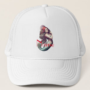 Redhead Mermaid Beauty Thunder_Cove Trucker Pet