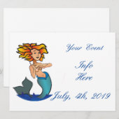 Redhead Mermaid Thunder_Cove (Voorkant / Achterkant)