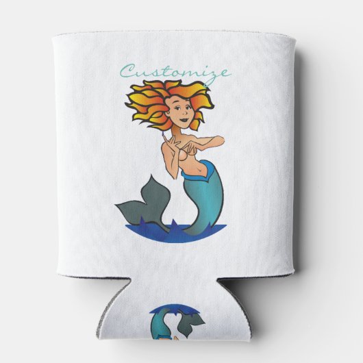 Redhead Mermaid Thunder_Cove Blikjeskoeler (Achterkant)