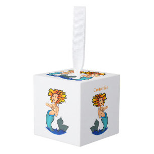 Redhead Mermaid Thunder_Cove Kubus Ornament