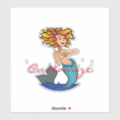 Redhead Mermaid Thunder_Cove Sticker (Vel)