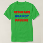 Redhead Tegen Pauline Hanson T-shirt (Design voorkant)