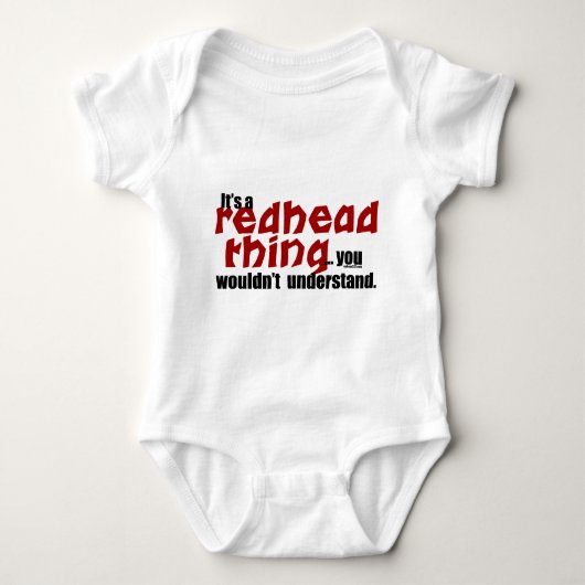 Redhead Thding Romper (Voorkant)