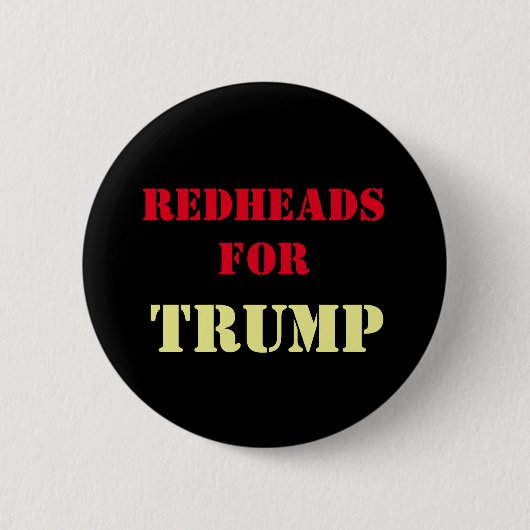 Redheadkosten voor de Button van de Campagne TRUMP (Voorkant)