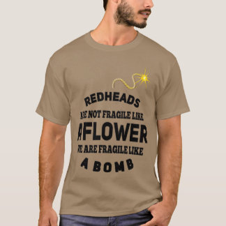 REDHEADS IS ALS EEN BOMB T-SHIRT