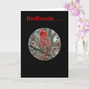 "REDHEADS ZIJN UNIEKE EN SPECIALE" Kaart