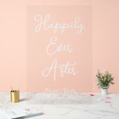 Rédigé à la main avec bonheur jamais après Mariage (Mariage)