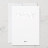 Rédigé à la main Carte photo de vacances bleu mini (Dos)