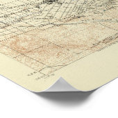 Redlands quadrangle toont San Andreas Rift Poster (Hoek)