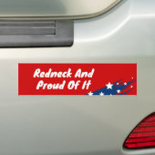 Redneck American Bumpersticker (Op auto)
