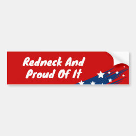 Redneck American Bumpersticker