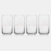 Redneck Appalachia Outlaw Blikvorm Glas (Achterkant)