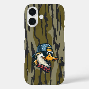  Redneck Duck Bottomland Camo Duck Jagen iPhone 16 Hoesje
