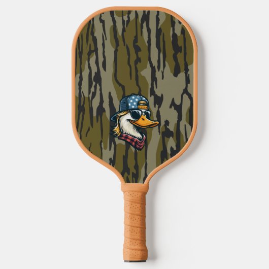 Redneck Duck Bottomland Camo Duck Jagen Pickleball Paddle (Voorkant)