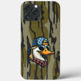 Redneck Eend Bottomland Camo Eend Jagen Redneck iPhone 13 Pro Max Hoesje