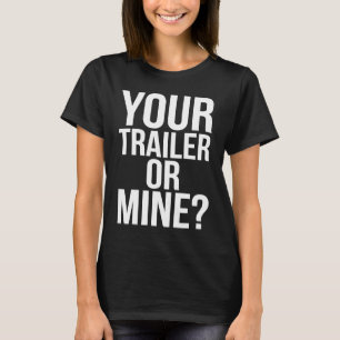 Redneck Mobile Home Uw Trailer of Mine America T-shirt