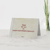 Redneck Moederdag Kaart (Achterkant)