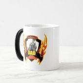 Redneck Pap Fathers Day Gifts Magische Mok (Voorkant links)