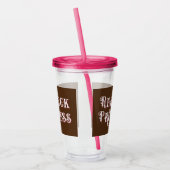 Redneck Princess Fancy Tekst Acryl Drinkbeker (Links)
