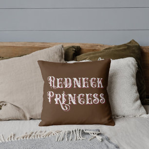 Redneck Princess Fancy Tekst Kussen