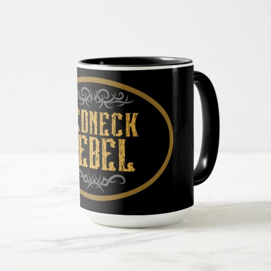 Redneck Rebel Mok (Voorkant rechts)