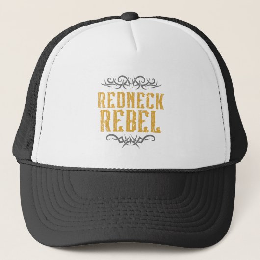 Redneck Rebel Trucker Pet (Voorkant)