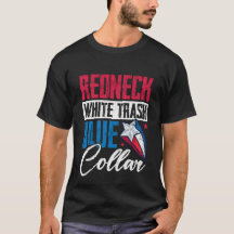 Redneck White Trash Blue Collan 4 juli
