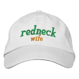 redneck wife geborduurde pet