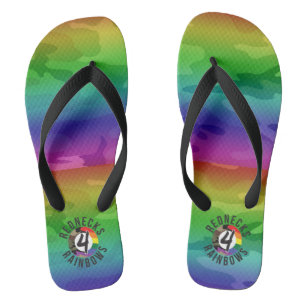 Rednecks 4 Rainbows Teenslippers