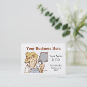 Rednedienst, constructie, technische ondersteuning visitekaartje (Staand voorkant)