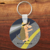 Rednek Armadillo Sleutelhanger (Voorkant)