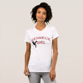 Rednek Girl-dames Petite T-Shirt (Voorkant volledig)